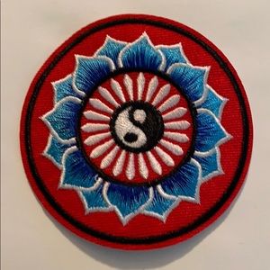 4/$10 Iron On Ying & Yang Patch